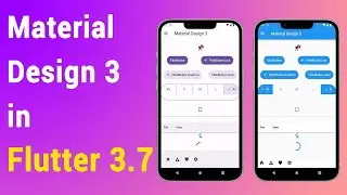 Material Design 3 in Flutter 3.7