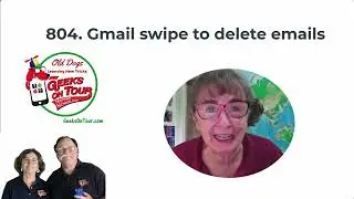 Swipe to Delete Emails Tutorial Video 804