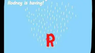 The alphabet for kids. Letter R: RACING RODNEY