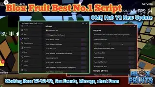 [Blox Fruit] OMG Hub V2 New Update | Best No.1 Script | No Key | Visuals, Race, Bone Farm, Level Max