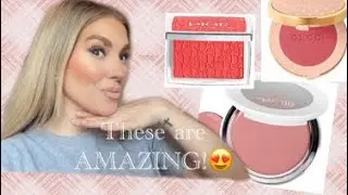 Trying and ranking the best NEW Blushes! Gucci, Armani, Dior, Makeup by Mario | Swatches & Try on