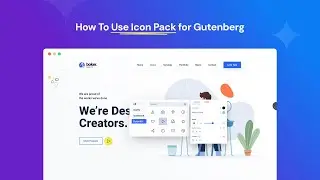 How to Use Icons in Gutenberg Block Editor | GutenKit Icon Pack