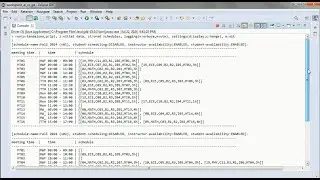 Class Scheduling + Genetic Algorithm + JAVA - Prototype Project 08 (public version)