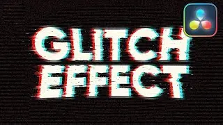 How to Add GLITCH TEXT Effect in Davinci Resolve