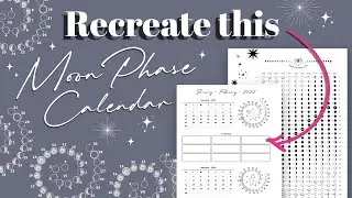 We added Moon Phase Calendars for 2022 + Planner Tutorial for Commercial use