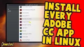 HOW TO INSTALL ANY ADOBE CC 2015 APP IN LINUX (Photoshop, Illustrator, Dreamweaver, Fireworks)