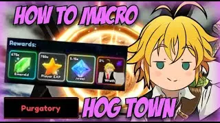 How To EASILY MACRO Purgatory For Jewels/Meliodas ANIME LAST STAND