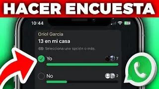 Cómo Hacer Una Encuesta En WhatsApp (2024) | Hacer Encuestas WhatsApp