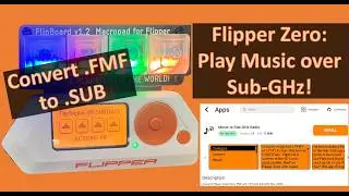 Flipper Zero: Play Music Files over Sub-GHz! #rickroll #ateam