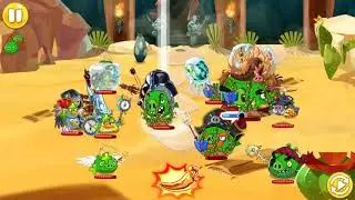 Angry Birds Epic - Playable Fairy Enchantress vs AlphaPig's field of reinforcements Part 1