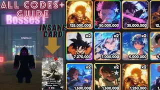 Roblox Anime Card Battle DEFEATING All Bosses Guide + ALL WORKING CODES