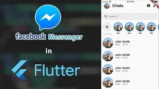 Flutter Facebook messenger clone part #3