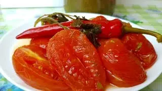 Помидоры квашеные на зиму, цыганка готовит. Gipsy cuisine.🍅🍅🍅