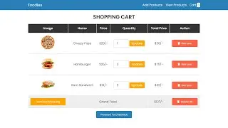 Advance Shopping Cart With Admin Panel And Checkout System Using PHP and MySQL | P4 - Shopping Cart