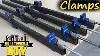 Homemade Long Bar Steel Clamps | DIY