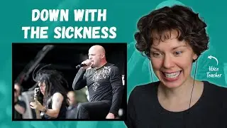 Voice Teacher Reacts to DISTURBED - Down with the Sickness