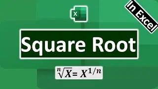 How to Square Root in Excel