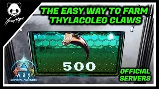 The EASY Way To Farm THYLACOLEO CLAWS In The Island - Boss Tribute Farming | ARK: Survival Ascended