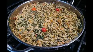 The Ultimate Bhagi (spinach) Rice | CaribbeanPot.com