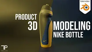 Product 3D Modeling Nike Bottle #1