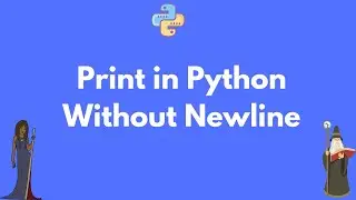 How to print in Python without a newline or space