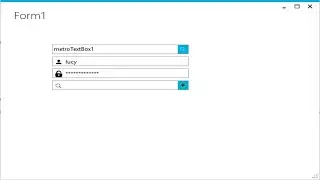 C# Tutorial - Metro TextBox | FoxLearn