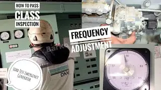 Tagalog - Load test and Frequency Adjustment / Fuel injection Pump / How to Pass in DNV Inspectors