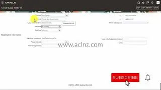 How to create Legal Entity in Oracle Fusion SaaS Cloud? (R 13 / Ver 23D)