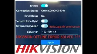 HIKVISION OFFLINE ERROR SOLUTION | HIKVISION NEW SERVER ADDRESS | HIKVISION IP SETTING