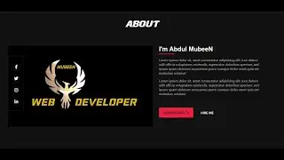 Responsive About Us Section in HTML & CSS | Tutorial