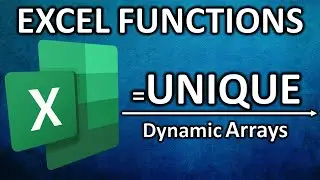 UNIQUE Dynamic Function in Microsoft Excel