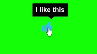 GREEN SCREEN EFFECTS -- YouTube Like button (2)