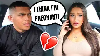 Saying "I THINK I'M PREGNANT" Then Leaving The Car... (BOYFRIEND REACTS)