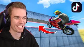 I Tried VIRAL GTA 5 STUNTS On TikTok!