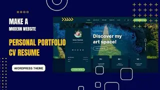 Personal Portfolio Website | Best Modern Unique CV Resume Website Template | Trueman WordPress Theme