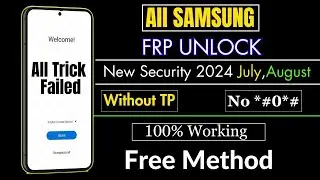 Samsung Frp Bypass 2024|Android 13/14 New Security 2024 July,August|100% Working Solution