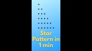 Java Star Pattern: The Mystery Revealed #shorts