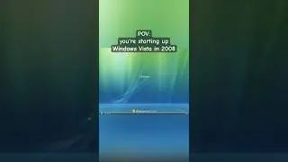 Windows Vista Startup & Sounds 🖥️ #nostalgia #windows #nostalgic #2000s #shorts