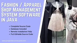 Fashion Store / Apparel Shop Management System in Core Java Swing with Mysql | java projects