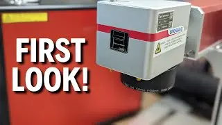 Omtech 30w Mopa Fiber Laser Up Close!