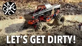 CCxRC SNAKEBITE Mud Truck First Run...MESSY FAIL!!!