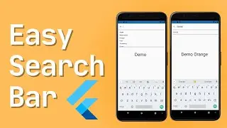 Easy Search Bar in Flutter | Flutter Tutorials