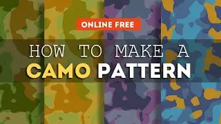 How to Make a Camo Pattern | ONLINE FREE CAMOUFLAGE GENERATOR