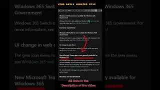 0712 - New Features of Windows 365 Cloud PC 2311 Release | New Teams App Support | New Action Report