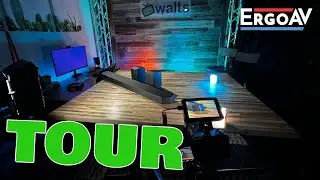 STUDIO TOUR | Upgrades with ErgoAV Sit Stand Desk & More