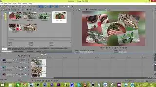 Sony Vegas - Группировка видеодорожек