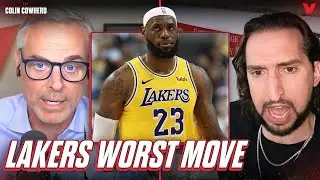 “The worst thing to happen to the Lakers is LeBron James” | Colin Cowherd & Nick Wright NBA