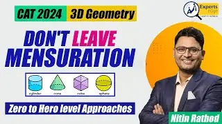 Sampurna 3D Geometry (Mensuration) #cat2024 #mensuration #geometry