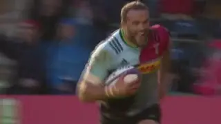 Jamie Roberts try highlights Harlequin v Grenoble highlights 22.04.2016 | Challenge Cup