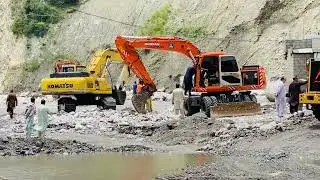 Excavator Working In Water Fails - Bagger Accident Terrible & Amazing Removing Dam With Excavator!!